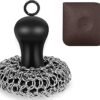 Herda Cast Iron Cleaner Review Mushroom Style Chainmail Scrubber Effectiveness