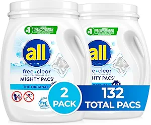 all free clear Laundry Detergent Pacs Review Hypoallergenic Mighty Pacs for Sensitive Skin