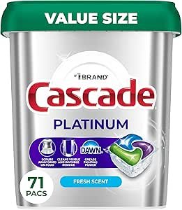 Cascade Platinum Dishwasher Pods Review by Cascade Best Detergent for Spotless Clean Dishes