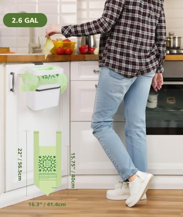 71dbllDZx5L._AC_SL1500_ Compostable Small Trash Bags Review AYOTEE Handles Strength and Eco-Friendly Design