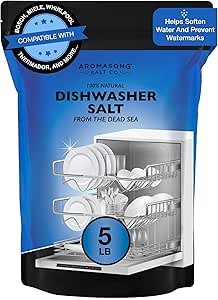 Dishwasher Salt Review Aromasong Natural Water Softener Compatible with Bosch Miele Whirlpool
