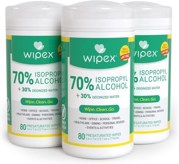 Wipex 70 Isopropyl Alcohol Wipes Review Best Household Disinfectant Wipes Dutch Harbor Brands
