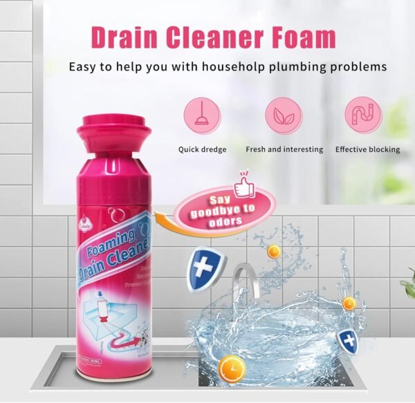 Unloshe Drain Foam Cleaner Review Best Chemical Drain Opener for Bathroom Sinks