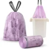 4 Gallon Trash Bags VOK Review Durable Drawstring Bags with Lavender Scented Design