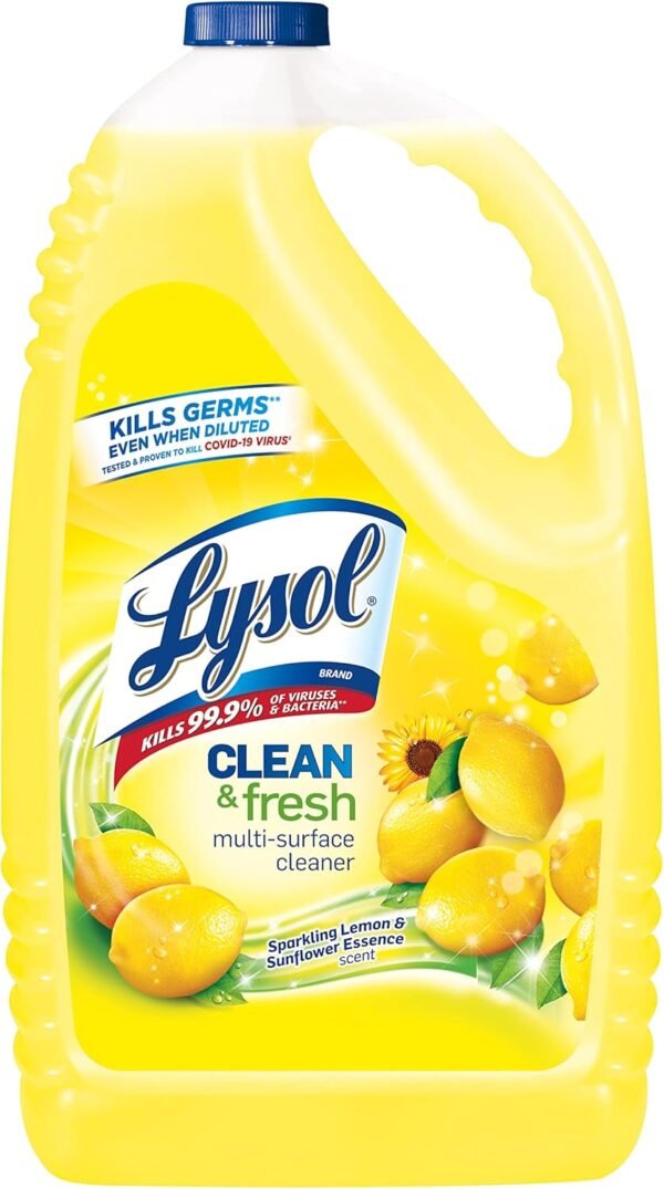 71jSCvhkqL._AC_SL1500_ Lysol Multi-Surface Cleaner Review Powerful Disinfecting Pour for Sparkling Lemon Freshness