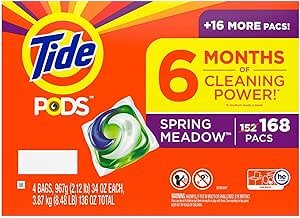 Tide PODS Liquid Laundry Detergent Pacs Review Spring Meadow Scent and Performance Tested