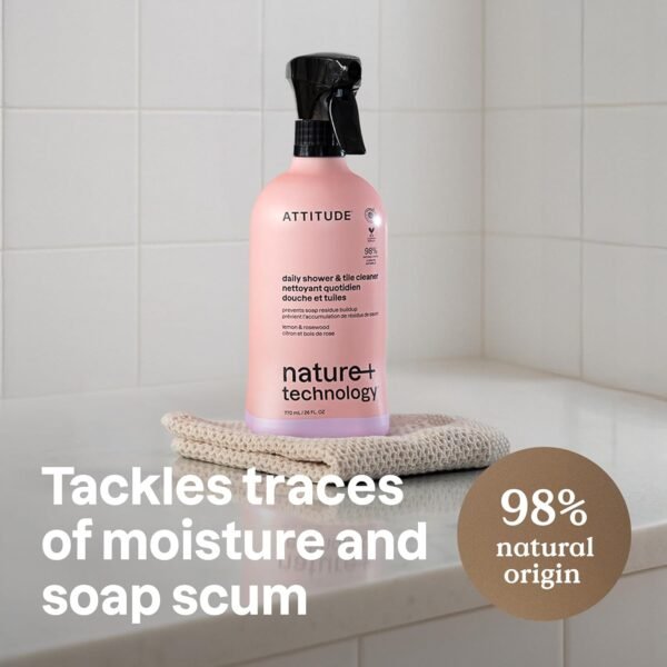 ATTITUDE Shower and Tiles Cleaner Spray Review Natural Ingredients and Streak Free Cleaning