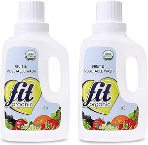 Review of Fit Organic Fruit and Vegetable Wash Soaker 32 FL Oz 2-Pack