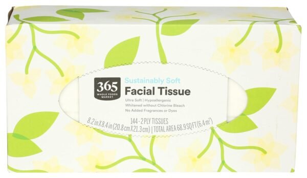 Sustainably Soft Facial Tissue Review 365 By Whole Foods Market 144 Count Quality Tested
