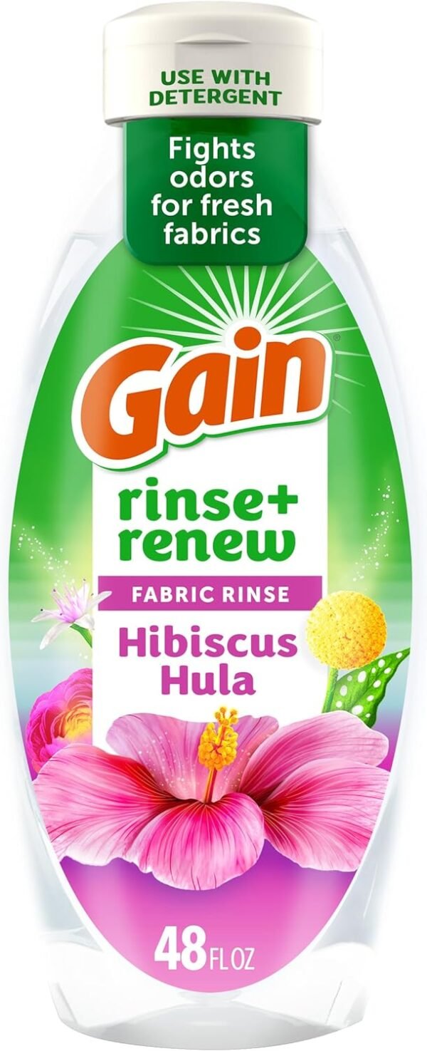 Gain Rinse and Renew Fabric Rinse Hibiscus Hula Review Odor Fighter Laundry Deodorizer