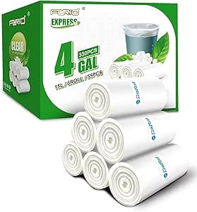 FORID 4 Gallon Trash Bags Review Durable Clear Small Garbage Bag Comparison