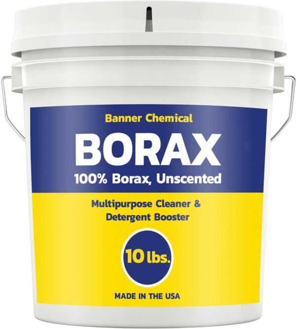 Raw Borax 10 lbs Review Banner Chemical Best Multipurpose Cleaner and Stain Remover