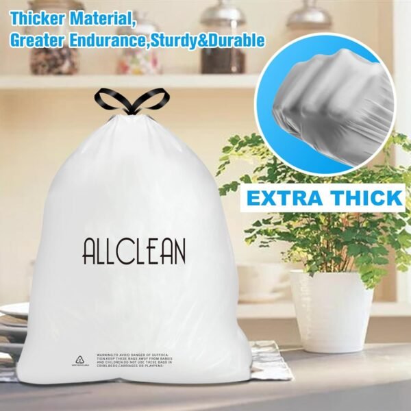 71uFJJUR3YL._AC_SL1500_ Heavy Duty 15 Gallon Trash Bags ALLCLEANbags Review Leak-Proof Drawstring Liners