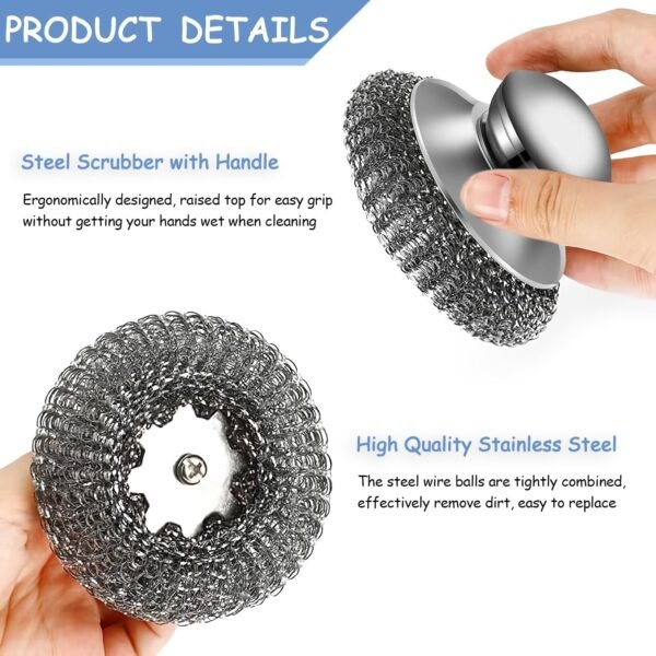 YZRIZX Stainless Steel Wool Scrubber Review Best Heavy Duty Dish Scouring Pads