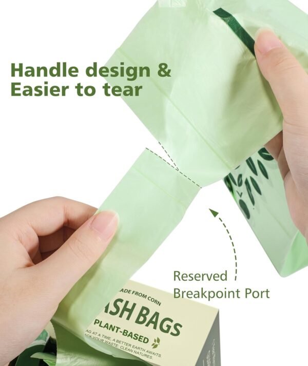 71uYm0HB1VL._AC_SL1500_ Compostable Small Trash Bags Review AYOTEE Handles Strength and Eco-Friendly Design