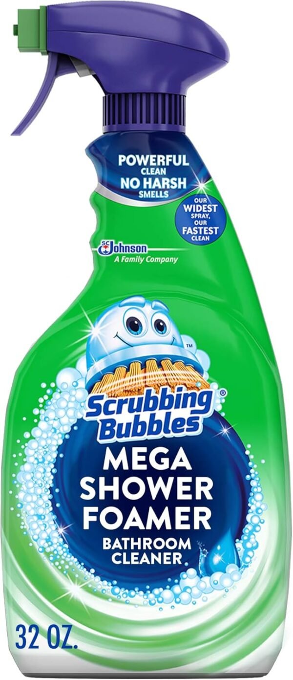 71wDNsnQ8PL._AC_SL1500_ Scrubbing Bubbles Mega Bathroom Cleaner Review Powerful Limescale and Soap Scum Removal