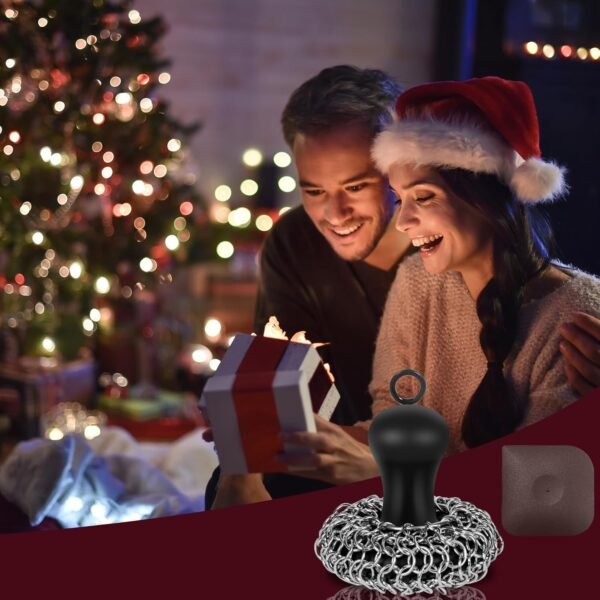 Herda Cast Iron Cleaner Review Mushroom Style Chainmail Scrubber Effectiveness