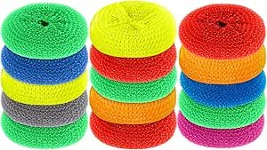 Blulu Plastic Dish Scrubbers Review Best Non Scratch Mesh Scouring Pads for Kitchen