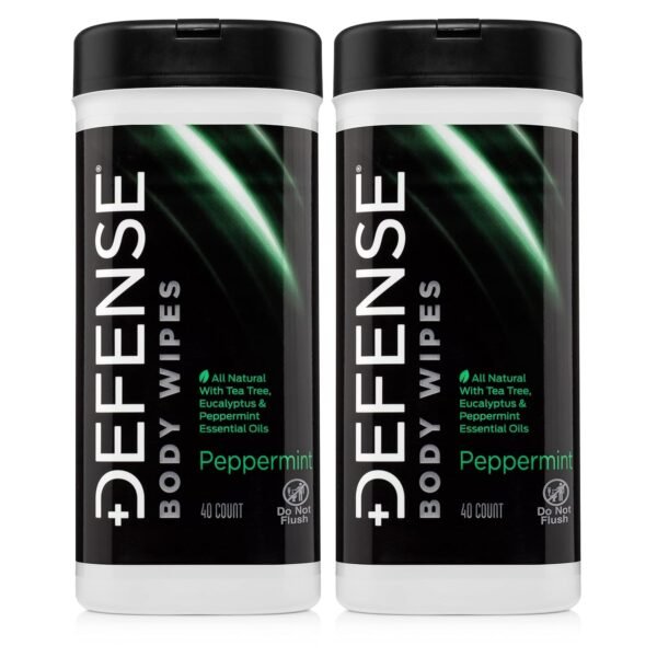 Defense Soap Personal Cleansing Wipes Review Natural Peppermint and Tea Tree Power