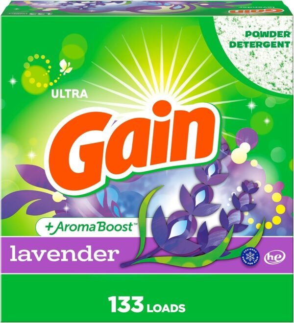 Gain Powder Laundry Detergent Lavender Review Reveals Powerful AromaBoost Freshness and Stain Removal