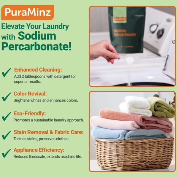 Premium Sodium Percarbonate Review Best Oxygen Bleach Cleaner for Laundry and Home