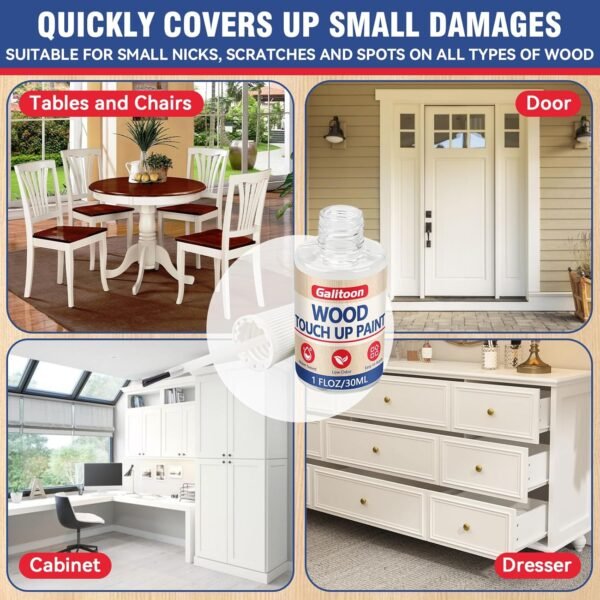 Galitoon Wood Touch Up Paint Pen Review Quick-Drying Scratch Repair for Furniture