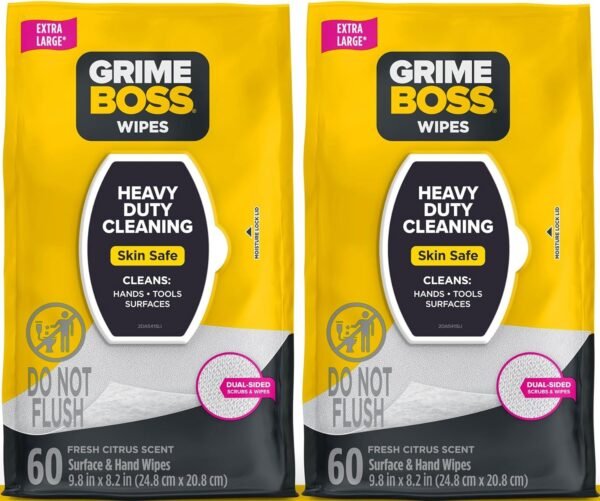 Comprehensive Review of Grime Boss Heavy Duty Surface and Hand Wipes by NicePak