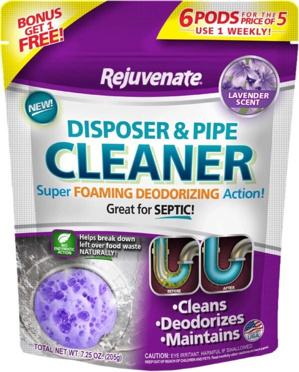 Rejuvenate Garbage Disposal Cleaner Review Powerful Foaming Action and Odor Removal Results