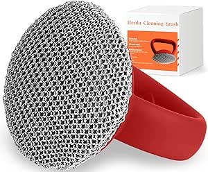 Herda Cast Iron Cleaner Review Heavy Duty Chainmail Scrubber for Pans