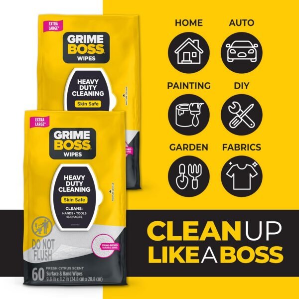 Comprehensive Review of Grime Boss Heavy Duty Surface and Hand Wipes by NicePak
