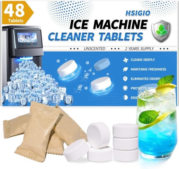 Ice Machine Cleaner Tablets Review Powerful Nickel Safe Descaler Sanue for Countertop Models