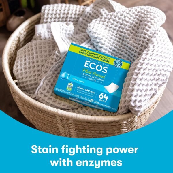 ECOS Laundry Detergent Sheets Review Sustainable Plastic Free Cleaning Power