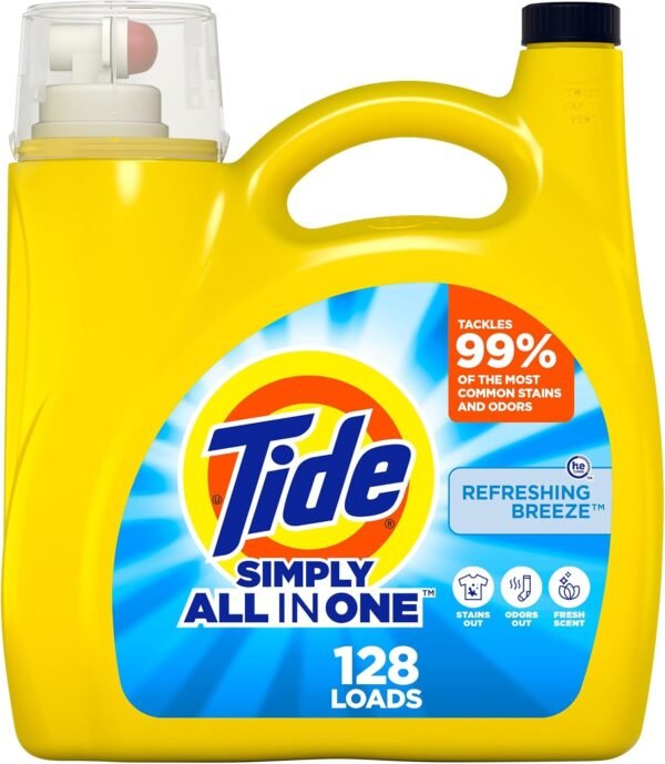 Tide Liquid Laundry Detergent Review Tackling Stains and Odors with Refreshing Breeze Scent