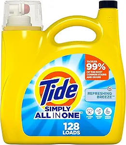 Tide Liquid Laundry Detergent Review Tackling Stains and Odors with Refreshing Breeze Scent