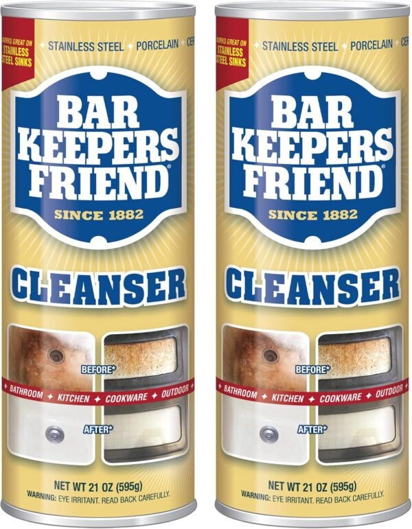 Bar Keepers Friend Powder Cleanser Review Best Multipurpose Cleaner for Stainless Steel and Bathroom