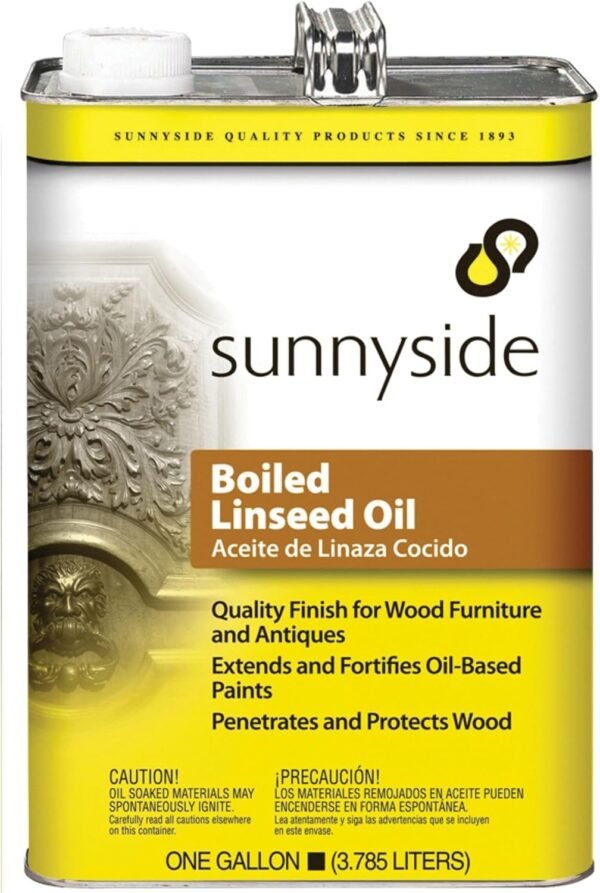 Boiled Linseed Oil Review Sunnyside Corporation Gallon Wood Conditioner Enhances Finish
