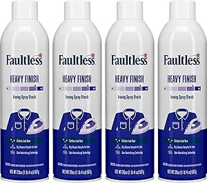 Faultless Laundry Starch Spray Review Best Heavy Hold Ironing Aid for Crisp Clothes