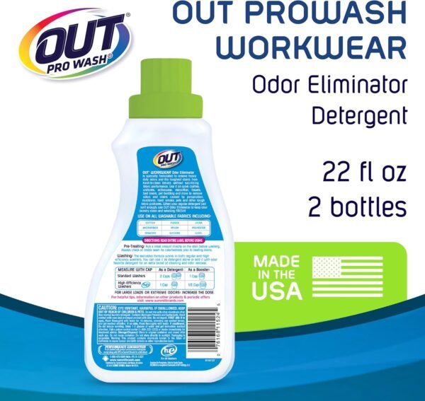 OUT ProWash Liquid Laundry Detergent Review Best for Stain and Odor Removal