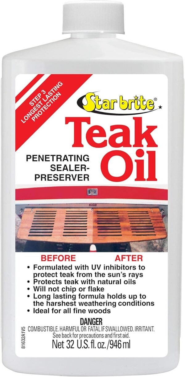 STAR BRITE Teak Oil Review Best Marine Grade Wood Sealer for Long-Lasting Protection