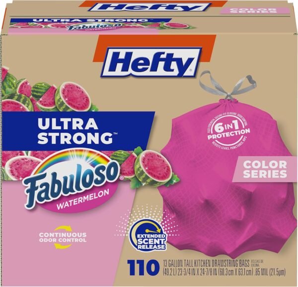 Hefty Ultra Strong 13 Gallon Trash Bags Review Toughness and Odor Control Tested