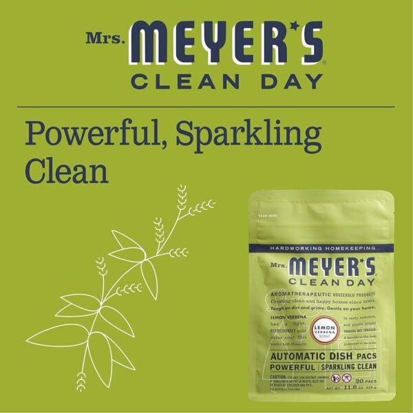 Mrs Meyers Clean Day Dishwasher Pods Review Best Lemon Verbena Detergent