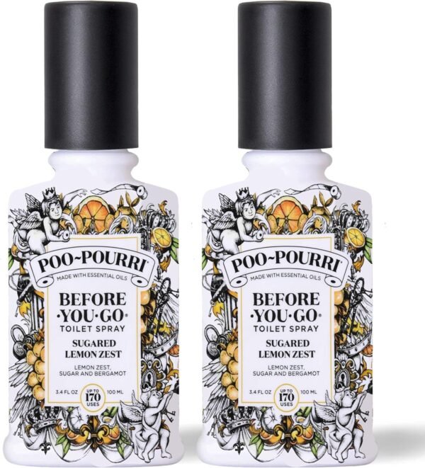 Poo-Pourri Toilet Paper Spray Sugared Lemon Zest Review Reveals Fresh Odor Control Benefits