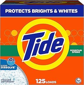 81VuIrT8DL._AC_SY300_SX300_ Tide Powder Laundry Detergent Review Mountain Spring HE Turbo Technology Deep Clean