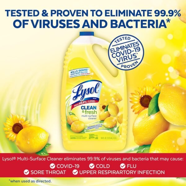 81WcItHiGmL._AC_SL1500_ Lysol Multi-Surface Cleaner Review Powerful Disinfecting Pour for Sparkling Lemon Freshness