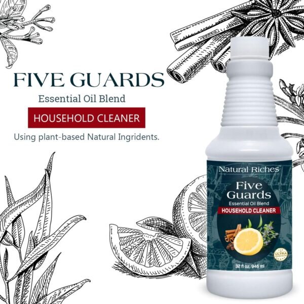 Natural Riches Five Guards Household Cleaner Review Best Essential Oil Blend Formula