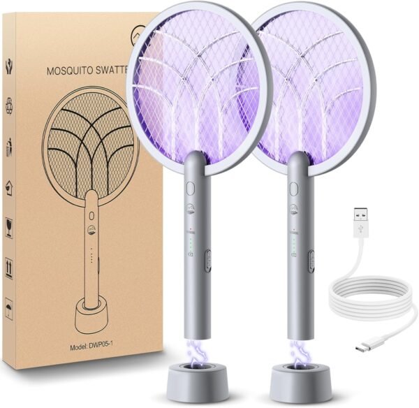 Mosiller Electric Fly Swatter Review Powerful 2 in 1 Bug Zapper for Home Use