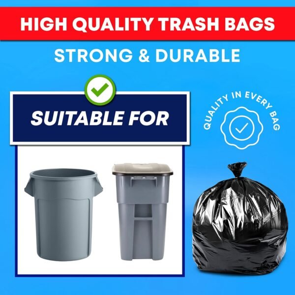 Heavy Duty 55 Gallon Trash Bags Tasker Review Durable and Puncture Resistant Liners