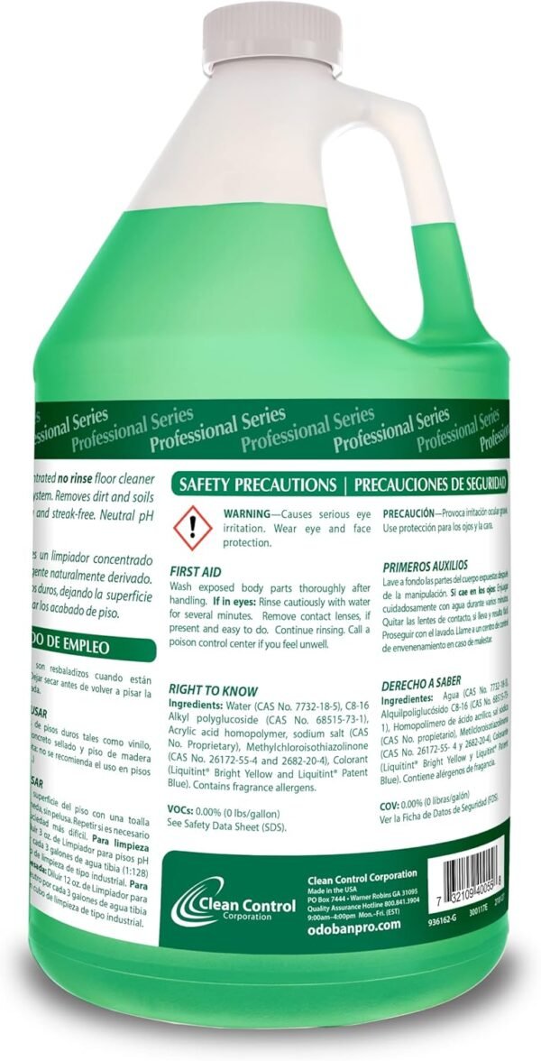 81j-qDWNj0L._AC_SL1500_ OdoBan Neutral pH No Rinse Floor Cleaner Review Best for Multi-Surface Cleaning