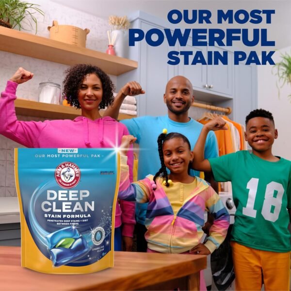 ARM & HAMMER Deep Clean Laundry Detergent Power Paks Review Sparkling Fresh Results