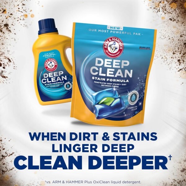 ARM & HAMMER Deep Clean Laundry Detergent Power Paks Review Sparkling Fresh Results
